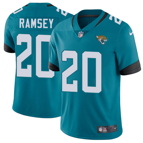 Jacksonville Jaguars #20 Jalen Ramsey Teal Green Alternate Youth Stitched NFL Vapor Untouchable Limited Jersey->youth nfl jersey->Youth Jersey